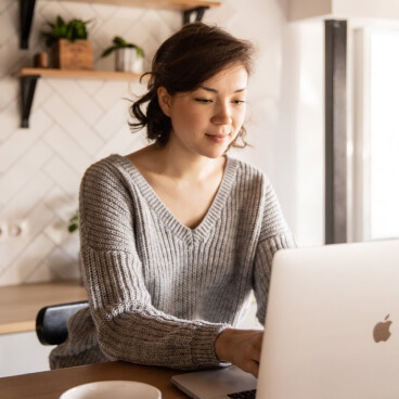 woman exploring the categories